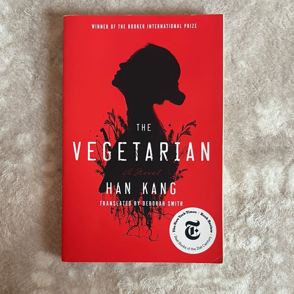 The Vegetarian by Han Kang - Red Cover